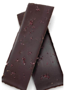 Dark Chocolate Bar with Merlot Sea Salt.
