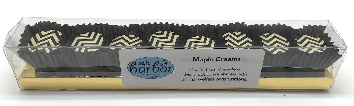 Maple-Filled Maple filled chocolate.