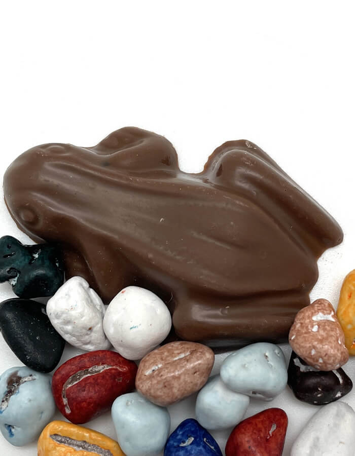 Milk chocolate frog.