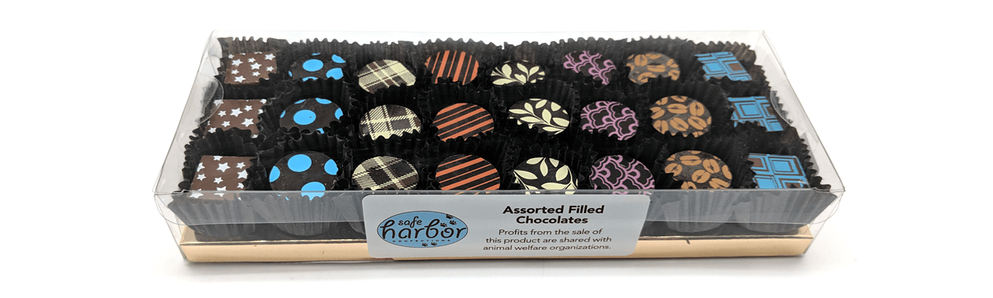 24-Piece Assorted Filled Chocolates.